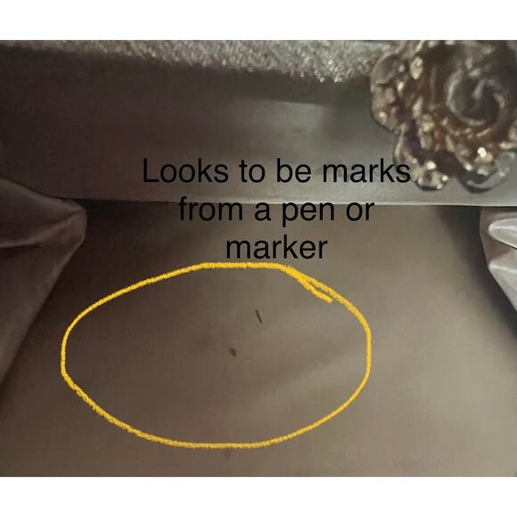 Vintage AFTER FIVE Glittery Metallic Silver/Gold Clutch - Picture 4 of 9